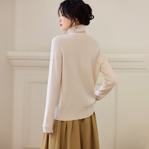 Shexi (Srcr) multi-color selection 100% pure wool sweater women's autumn and winter basic style high-neck knitted bottoming sweater