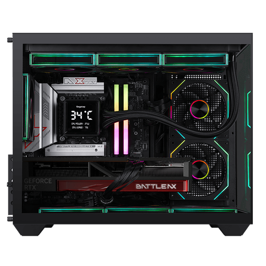 Colorful RTX5090D 5080 5070 Ti graphics card computer host AMD Ryzen 9800x3d desktop DIY assembly computer AI design e-sports game complete machine with three 9800X3D RTX5070Ti host