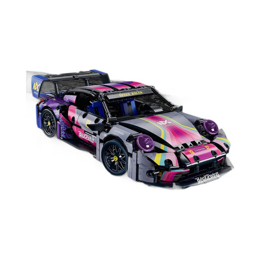 Xingya Youpin compatible remote control toy building block car assembly supercar children 1-14 car racing model small particles 666 static acrylic