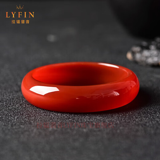 Layun Feiyin genuine A goods Brazilian agate bracelet women's red agate carnelian jade bracelet jade jade bracelet inner diameter about 54mm
