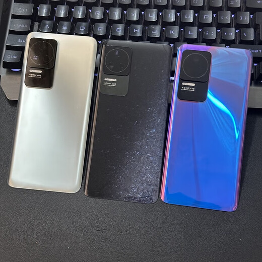 Original suitable for Redmi K50 glass back cover, K50Pro back cover, mobile phone battery cover, back screen housing repair, black casing/tempered glass back cover, Redmi K50/K50Pr