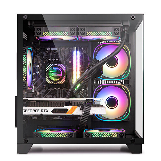 ASUS AMD Ryzen R5 5600/7500F/RX6750GRE/RTX5060TI graphics card assembly computer host game e-sports design complete machine DIY assembly machine configuration eight R5 7500F+16G+512G host