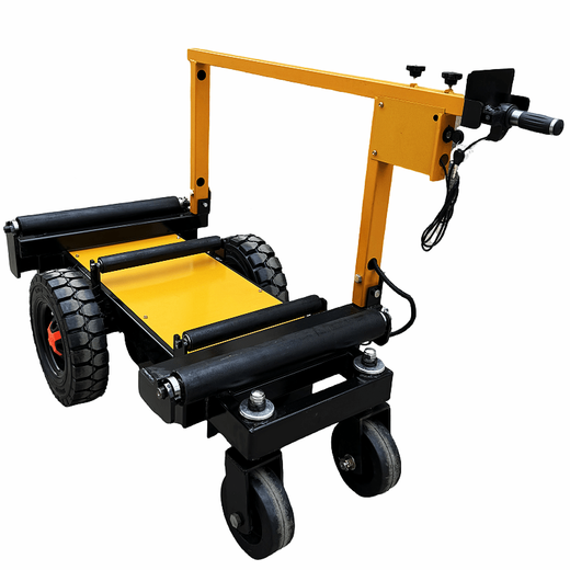 Jingxin construction site ALC partition panel electric pallet truck with load capacity of 2 tons, four-roller dump truck, folding transport flat truck, high configuration self-turning pallet truck (carrying 2 tons/four wheels) 20A widened wheels