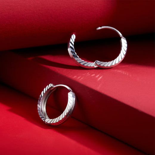 Hi Diamond, available in stock, shipped in seconds, PT950 platinum earrings, earrings, earrings, light luxury, versatile, gift for girlfriend, platinum 2.07 0.1g/pair