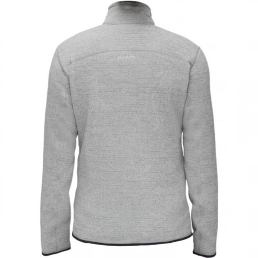 MAMMUT Arctic solid color stretch comfortable quick-drying mid-layer fleece jacket men's black and gray mixed color S