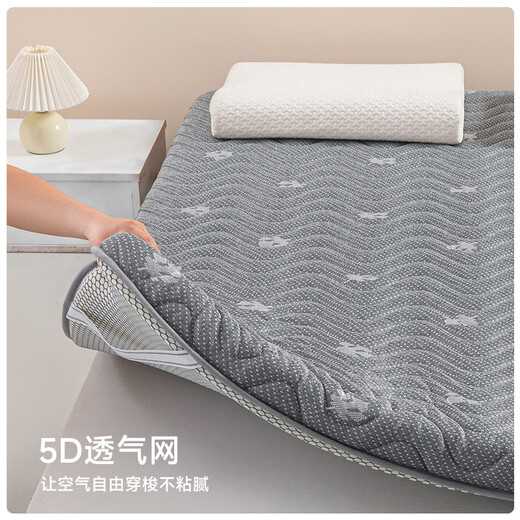 MUJI Class A fabric soybean antibacterial anti-pressure mattress mattress cover household anti-slip foldable mattress 1.5*2m bed