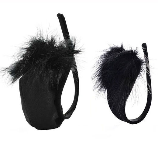 KNFN Sexy Panties Invisible C-Line Pants Revealing Buttocks T-Pants Lace Transparent Couple Panties Seamless One Size 6. Men's Rose Red