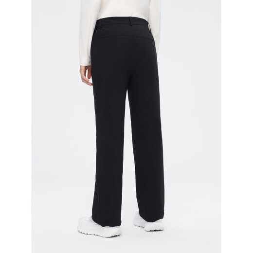 BOSIDENG's new style down pants for women, high-waisted slimming wide-leg flared trousers B40147042ZB oatmeal color 7185 M 165_70A