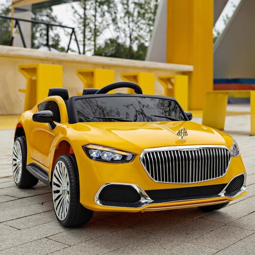 Other electric vehicles, four-wheeled vehicles, men and women, children, babies, Mercedes-Benz toy cars, can sit on people, remote control stroller, rechargeable children, painted red dual-drive, 12V4.5A explosion-proof battery + leather seat, electric drive