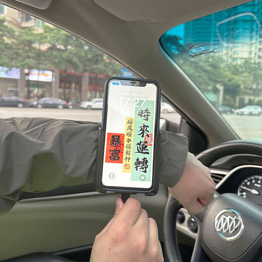 Litian is suitable for Didi driver's mobile phone holder cover arm wrist strap fixed rotating equipment artifact folding electric vehicle mobile phone holder