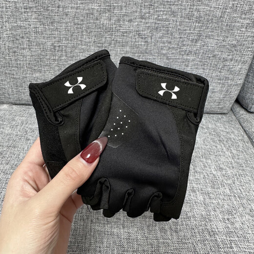 LULULEMENG-YOGA yoga sports gloves for men and women outdoor bicycle half-finger anti-slip gloves shock-proof fitness cycling gloves A03 Yanhong S for girls with small hands