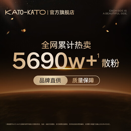 KATO-KATO refresh setting loose powder long-lasting makeup oil control long-lasting touch-up soft focus powder not easy to remove makeup birthday gift for women 3.0 transparent matte-versatile-02 transparent 6.5g multi-skin