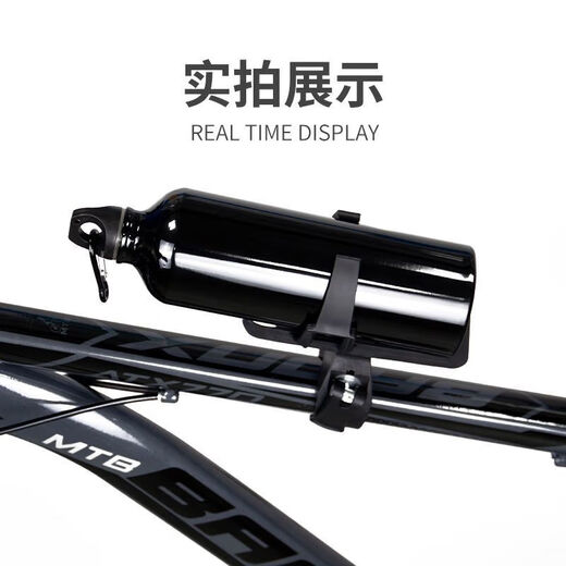 Zhizhou bicycle water bottle rack, no need to drill holes, hang it at will, universal mountain bike water cup holder, motorcycle water rack, bicycle accessories, thickened-quick release water bottle rack, hang it at will, black