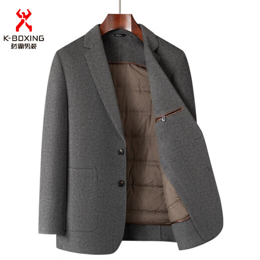 KBXNG Jinba autumn and winter fur removable liner five-color small suit gray M
