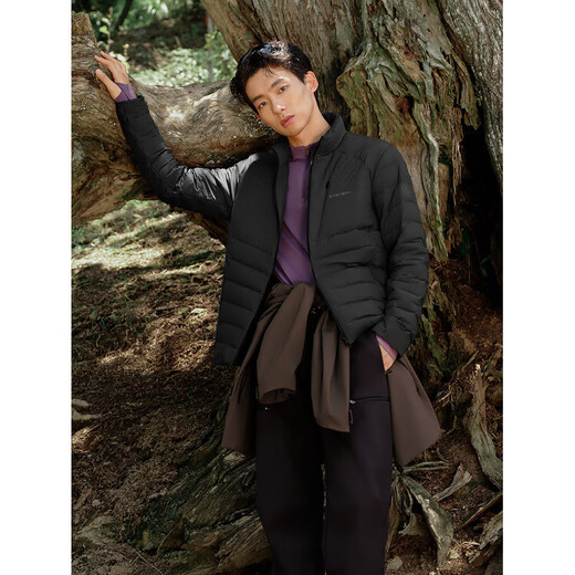 BOSIDENG goose down new outdoor foldable waterproof breathable fishing liner three-in-one assault clothes for men calcium earth brown 7C72 2XL 185_104A