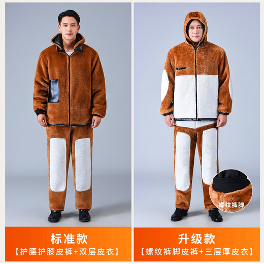 Yunqige зимняя холодостойкая свободная теплая куртка ветрозащитная куртка плюс бархатная кожаная куртка мужское пальто утолщенная хлопковая рабочая одежда плюс бархатная кожаная куртка и кожаный брючный костюм обновленной версии 4XL