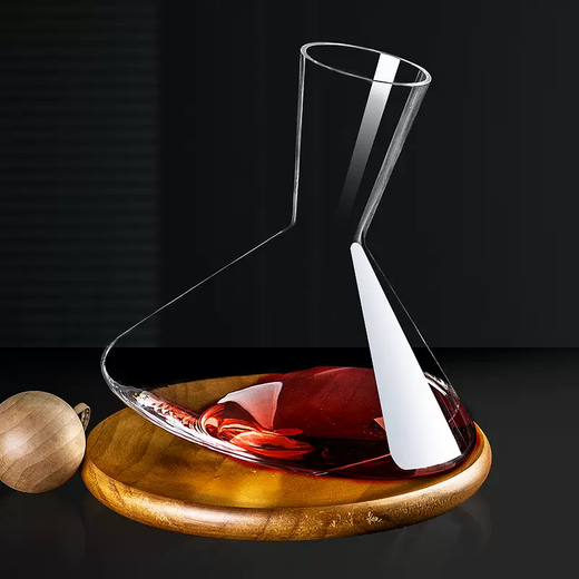 Yusenyi Red Wine Decanter Fast Crystal Glass Home Luxury Creative European Tumbler Wine Divider Colorful Style Decanter - 6 Burgundy Red Wine Glasses 6ml