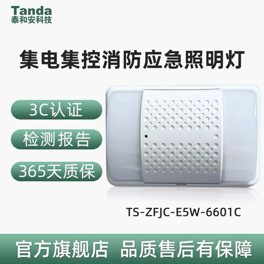 Taihean wall-mounted emergency light 660166026604 intelligent evacuation emergency double-headed light centralized power supply 36V wall-mounted double-headed light (3W)-6602B