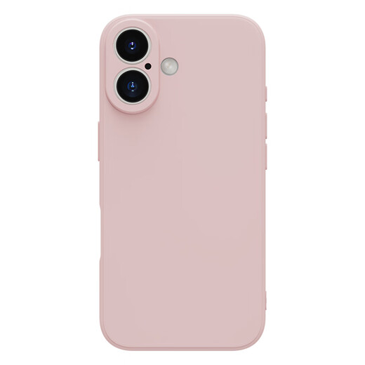 Yueke Applicable to Apple 16 mobile phone case liquid silicone iPhone16 protective case ultra-thin anti-fall phone case men and women cute pink