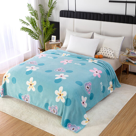 Cheng Baobao Company Event Gift Box Blanket Coral Velvet Blanket Falai Velvet Throw Blanket Customizable LOGO Carrot 120*200cm Hemmed and Thickened 350g