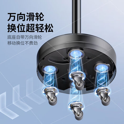 Nanxun slides and uses the mobile phone holder for floor-standing overhead shooting for live broadcasts. The 2025 new wheeled tablet support stand is a multi-functional bedside bedside stand for watching dramas while lying on a lazy bed. Single arm - standard aluminum alloy for mobile phones + 720 angle free adjustment.