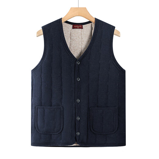 Xiaofu men's vest for middle-aged and elderly dads thickened and warm grandpa autumn and winter clothing new 2025 inner vest for the elderly in winter
