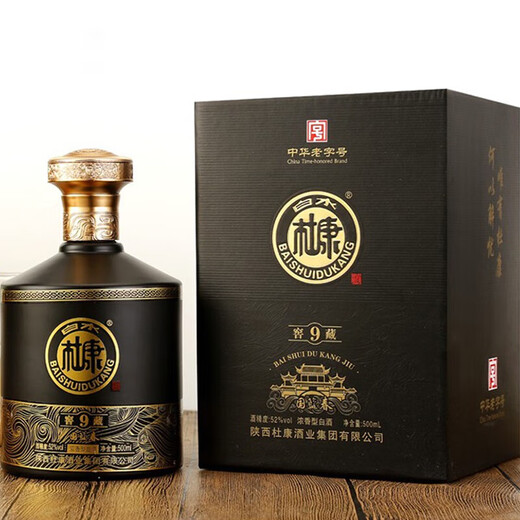 Baishui Dukang Baijiu strong-flavor solid grain wine self-drinking grain wine cost-effective holiday gift wine 52 degrees 500mL 6 bottles cellar 9