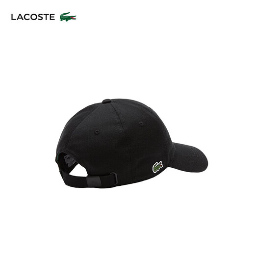 Crocodile (LACOSTE) accessories solid color unisex baseball cap peaked cap hat RK0440 031/black TU