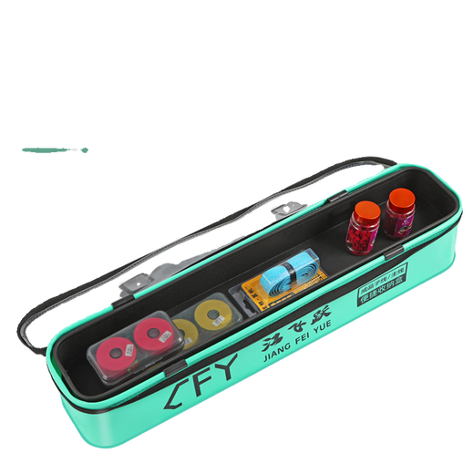 Wellide fishing gear storage box storage multi-functional fishing box Luya fish hook bait accessories fishing tool kit supplies fishing box storage box (Tiffany blue double layer)