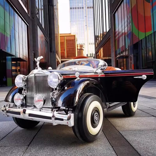 Junyu Rolls-Royce children's electric car can sit in adult electric car Rolls-Royce children and adults can remotely control 61 red paint red four-wheel drive