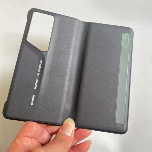 Huawei (HUAWEI) Original Quality Honor MagicV2RSR Mobile Phone Case Folding Screen Smart Flip Porsche Protective Cover Full Honor MagicV2 RSR Porsche Design Single Back Case (Black)