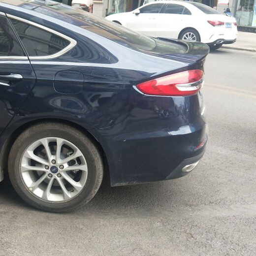 Litian suitable for Mondeo rear wing 1320 style fixed wind wing without drilling and non-destructive installation modified carbon fiber pattern Tanzanite blue Ford Mondeo 2013-2021