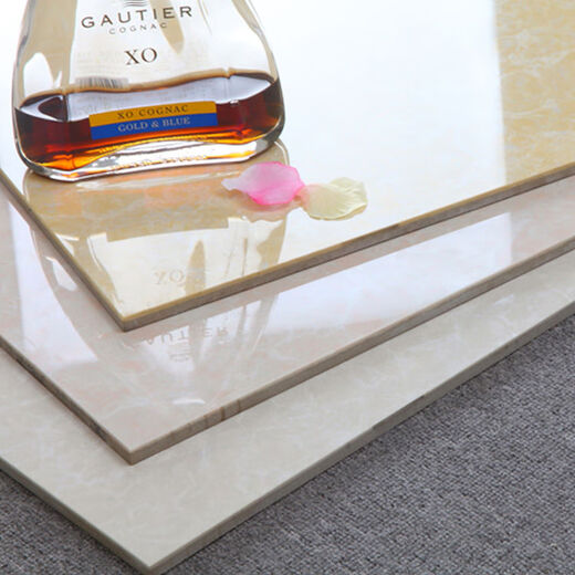 He Jiagong ceramic tiles vitrified tiles polished tiles Pilates 600600 floor tiles 800800 bedroom living room anti-slip floor tiles 800*800 pink