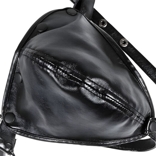 JOKER0 gay men's sexy underwear, sexy butt-revealing, sexy double thong, breathable underwear, hip-lifting, no need to take off, black