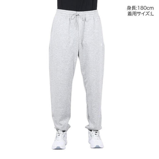 NEW BALANCE men's sweatpants are comfortable, loose and breathable fabric for daily wear. Lightweight and easy to wear. Cotton 60 polyester fiber 40 G. One size fits all | LL