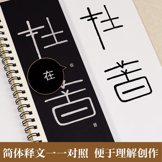 Huaxia Ten Thousand Volumes Li Si Seal Script Yishan Stele Adult HD Close-up Large Character Card Seal Script Stele Copy Soft Pen Brush Calligraphy Copybook Small Seal Script Beginners Basic Copying