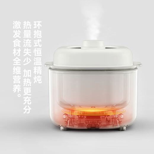 Olayks instant electric stew pot, electric stew pot, water-proof stew pot, soup pot, bird's nest stew pot, stew pot, baby food pot, porridge artifact 1L