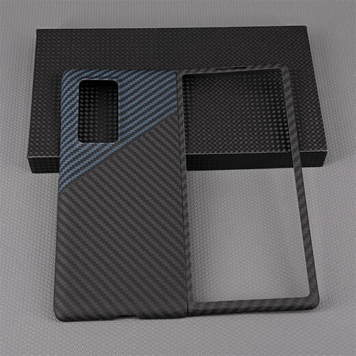 Huawei (HUAWEI) original quality suitable for Huawei mobile phone case x2 folding screen thin Kevlar aramid carbon fiber protective cover mx fine hole matte black/single back cover 1500D Huawei Mate