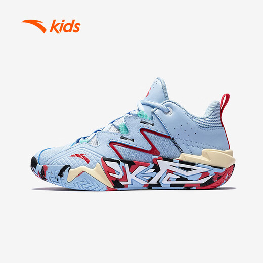 ANTA children's sports shoes for boys 2026 spring wear-resistant cushioning low-top new cement basketball shoes A12611102