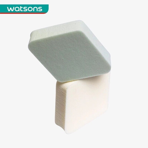 Watsons Beauty Tools Series New and Old Packaging Randomly Sent QVS Diamond Powder Puff 4 Pack 10-1072CN 1 Piece