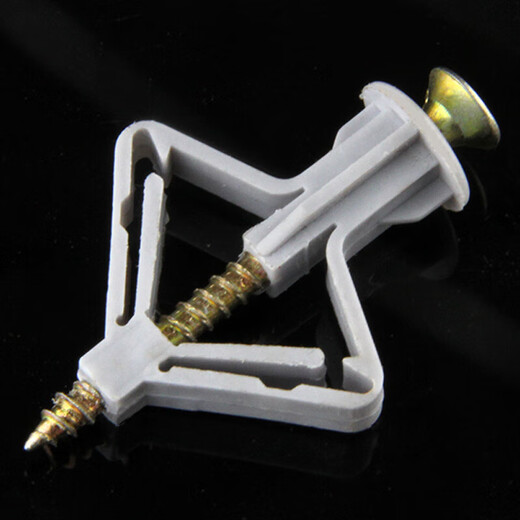 Shengduoshan aircraft expansion pipe gypsum board expansion pipe plastic butterfly type hollow brick expansion screw self-tapping expansion plug rubber plug