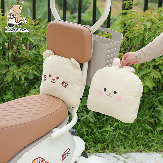 Gongma is suitable for Emma Kaixin cq700 tricycle cushion, rear back cushion, high elastic children's cushion decorative cushion, beige bear cushion, double elasticity/comfortable travel