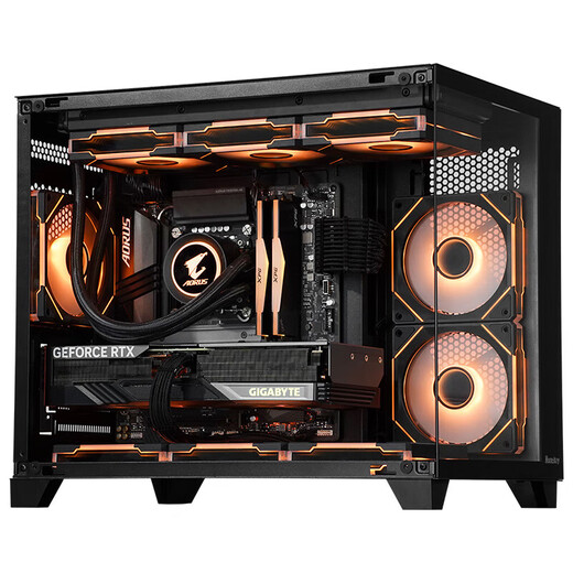 Gigabyte AMD R5 9600X desktop assembly computer host RTX5060Ti/RX9060XT sea view room e-sports game Delta AI live rendering design DIY complete machine four R5 9600X丨5060Ti 16G large video memory