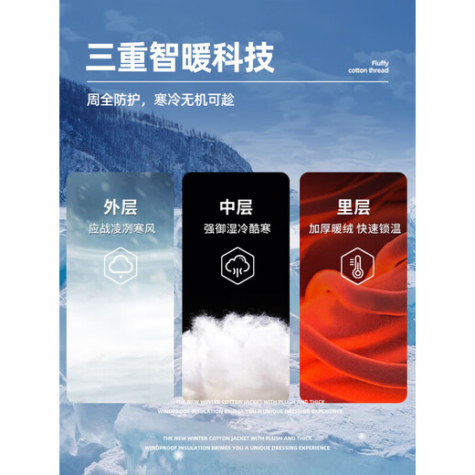 Baleno hooded cotton coat for women 2025 winter thickened warm casual and fashionable commuting style small man wear jacket