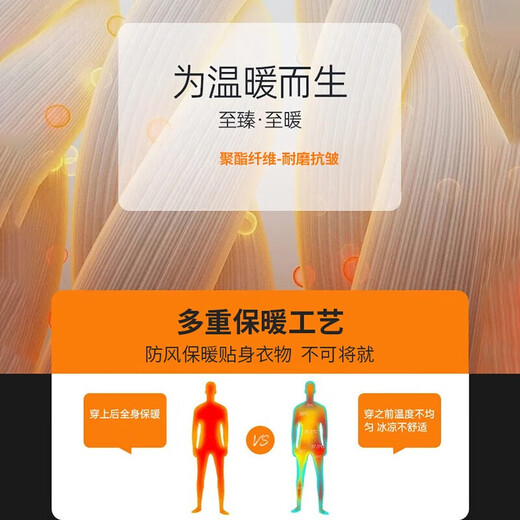 Pull back cotton coat men's winter thickened mid-length coat men's hooded warm cotton jacket cold-proof cotton coat black L