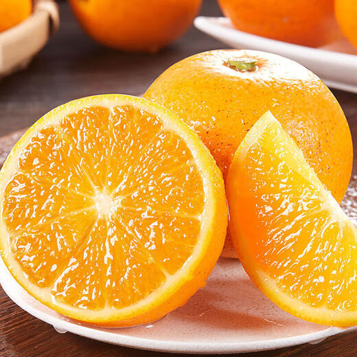 湖南永兴冰糖橙肉嫩化渣爽口手剥冰糖柑当季水果自然树熟 50-60mm 湖南冰糖橙 带箱5斤装50-60mm