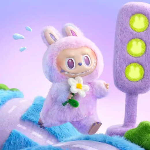 POP MART (POP MART) genuine LABUBU3.0 front high-energy macaron vinyl plush trendy blind box cute doll ornament gift front high-energy-random one brand new and unopened