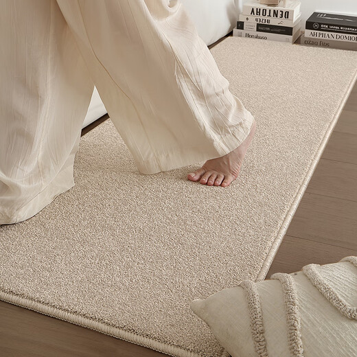Dajiang wool bedside carpet bedroom 2025 new light luxury high-end dressing room bedside carpet 80x160cm