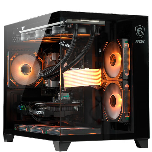 MSI AMD Ryzen 9800X3D/9070XT/5070Ti/5080 desktop assembly computer thousand frames e-sports game design modeling rendering host DIY complete machine configuration six 9800X3D+RTX5070Ti