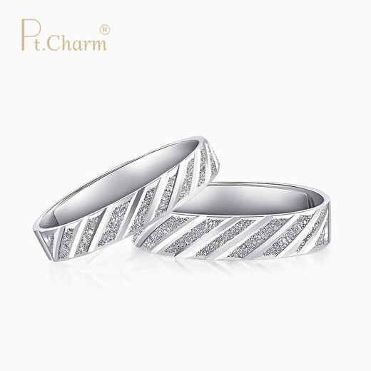 Pt.Charm platinum live ring for women PT950 platinum ring couple ring wedding ring Valentine's Day gift Women's ring can be customized if it is not in stock 3.5g as an example